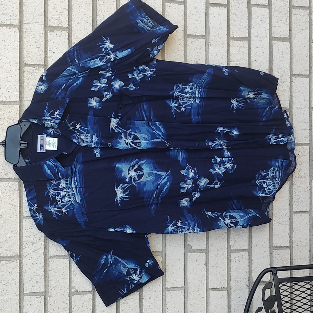 Hawaiian Men's Shirt/Palm Trees
